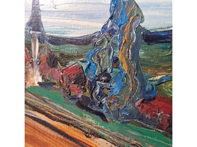 Schilderij, maya wildevuur, 1994 - afbeelding 8 van  10