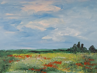 Schilderij, maya wildevuur, 1996 - afbeelding 1 van  8