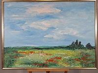 Schilderij, maya wildevuur, 1996 - afbeelding 2 van  8