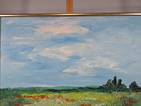 Schilderij, maya wildevuur, 1996 - afbeelding 3 van  8