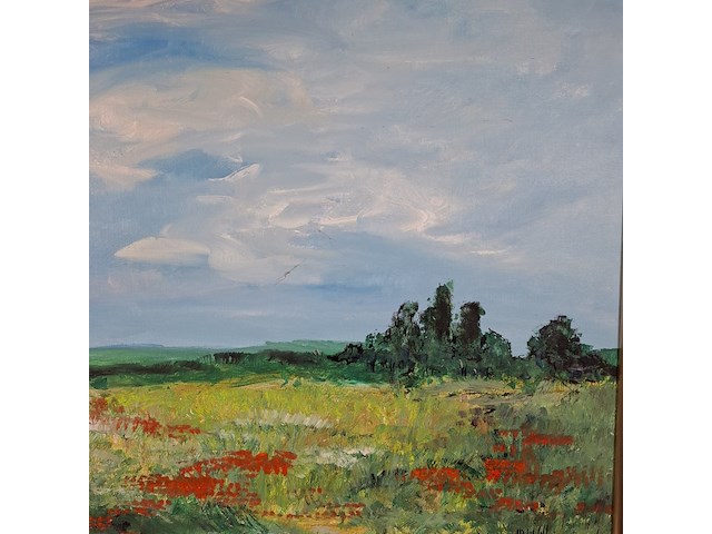 Schilderij, maya wildevuur, 1996 - afbeelding 4 van  8