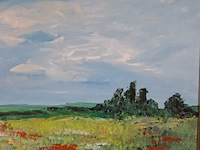 Schilderij, maya wildevuur, 1996 - afbeelding 4 van  8