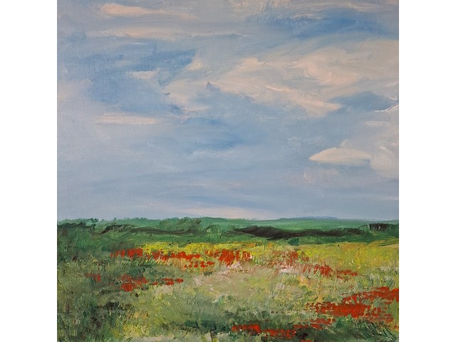 Schilderij, maya wildevuur, 1996 - afbeelding 5 van  8