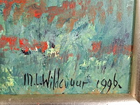 Schilderij, maya wildevuur, 1996 - afbeelding 6 van  8