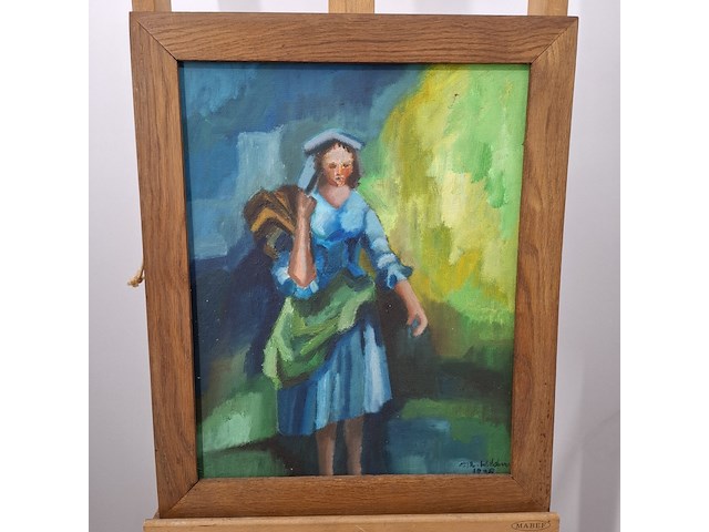 Schilderij, maya wildevuur, 1998 - afbeelding 3 van  10