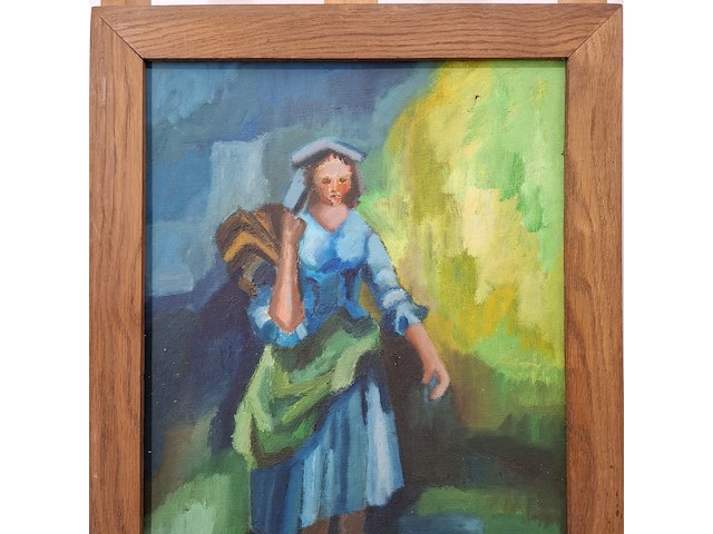 Schilderij, maya wildevuur, 1998 - afbeelding 4 van  10