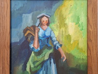 Schilderij, maya wildevuur, 1998 - afbeelding 4 van  10