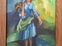 Schilderij, maya wildevuur, 1998 - afbeelding 5 van  10