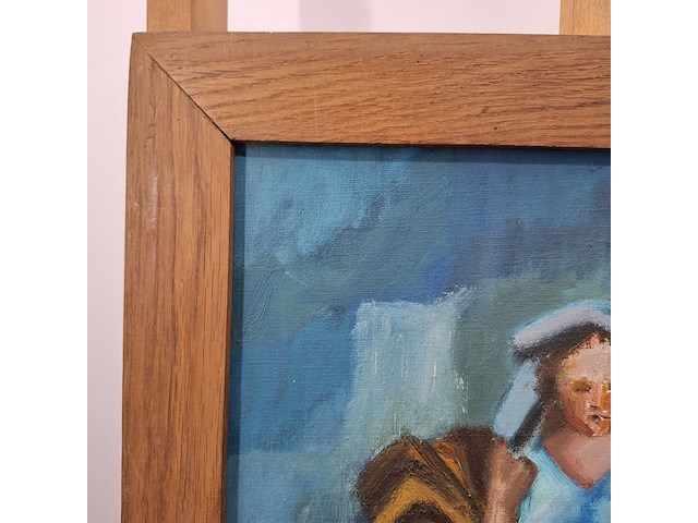 Schilderij, maya wildevuur, 1998 - afbeelding 9 van  10