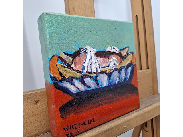 Schilderij, maya wildevuur, 2005 - afbeelding 4 van  8