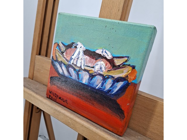 Schilderij, maya wildevuur, 2005 - afbeelding 5 van  8