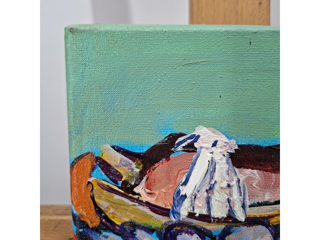 Schilderij, maya wildevuur, 2005 - afbeelding 6 van  8