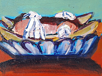 Schilderij, maya wildevuur, 2005