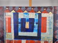 Schilderij, maya wildevuur, abstract, 1992 - afbeelding 3 van  7