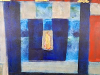 Schilderij, maya wildevuur, abstract, 1992 - afbeelding 4 van  7