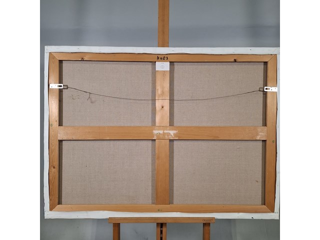 Schilderij, maya wildevuur, abstract, 1992 - afbeelding 6 van  7