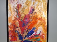 Schilderij, maya wildevuur, abstract, 1994 - afbeelding 3 van  10