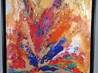 Schilderij, maya wildevuur, abstract, 1994 - afbeelding 5 van  10