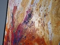 Schilderij, maya wildevuur, abstract, 1994 - afbeelding 6 van  10