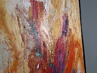 Schilderij, maya wildevuur, abstract, 1994 - afbeelding 7 van  10