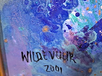 Schilderij, maya wildevuur, abstract, 2001 - afbeelding 5 van  9
