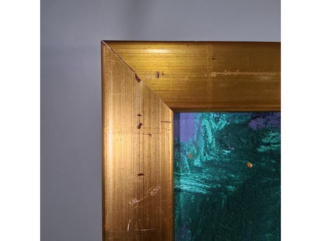 Schilderij, maya wildevuur, abstract, 2001 - afbeelding 6 van  9