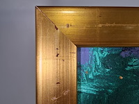 Schilderij, maya wildevuur, abstract, 2001 - afbeelding 6 van  9