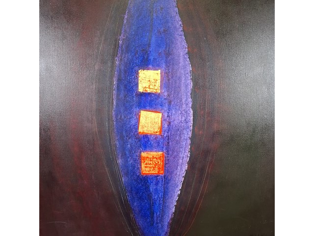 Schilderij, maya wildevuur, abstract - afbeelding 1 van  5