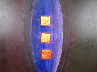 Schilderij, maya wildevuur, abstract - afbeelding 1 van  5