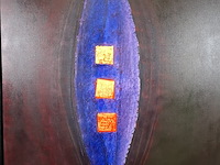 Schilderij, maya wildevuur, abstract - afbeelding 2 van  5