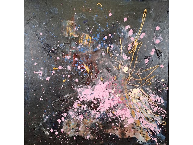 Schilderij, maya wildevuur, abstract - afbeelding 1 van  6