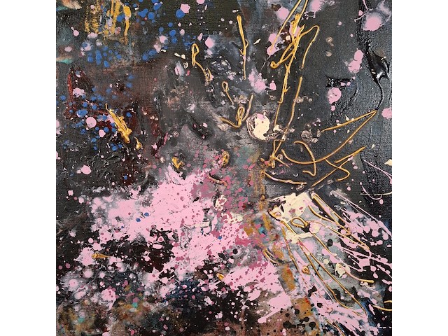 Schilderij, maya wildevuur, abstract - afbeelding 3 van  6