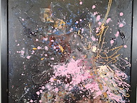 Schilderij, maya wildevuur, abstract - afbeelding 6 van  6