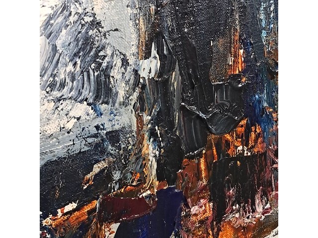 Schilderij, maya wildevuur, acille tanta, 1995 - afbeelding 6 van  6