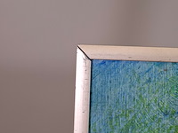 Schilderij, maya wildevuur, bloemenveld, 1991 - afbeelding 5 van  7