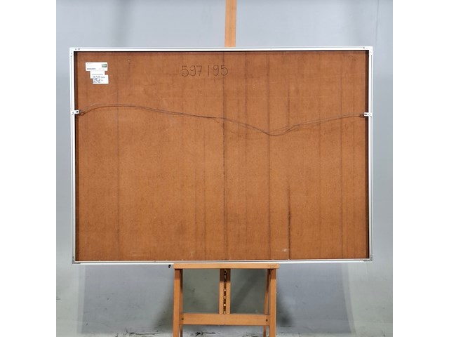 Schilderij, maya wildevuur, bloemenveld, 1991 - afbeelding 6 van  7
