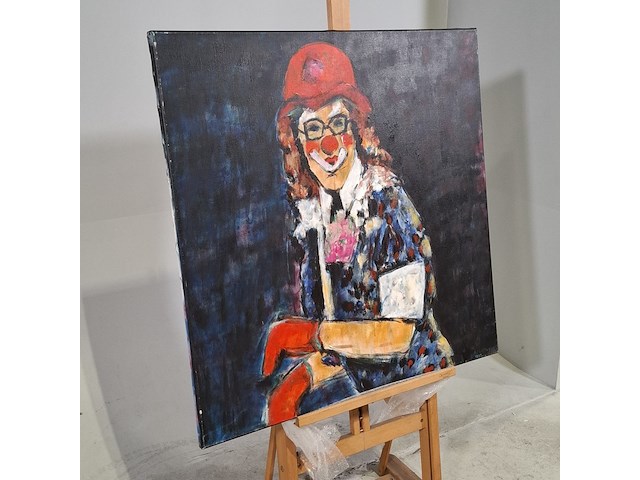 Schilderij, maya wildevuur, clown - afbeelding 3 van  8