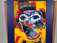 Schilderij, maya wildevuur, clown - afbeelding 1 van  6