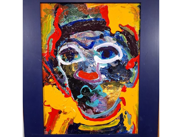Schilderij, maya wildevuur, clown - afbeelding 2 van  6