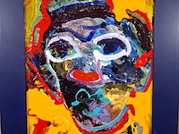 Schilderij, maya wildevuur, clown - afbeelding 2 van  6