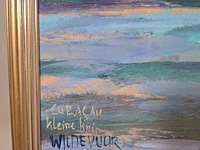 Schilderij, maya wildevuur, curaçao kleine knip, 2001 - afbeelding 5 van  7