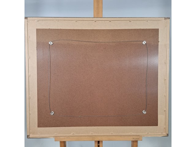 Schilderij, maya wildevuur, curaçao kleine knip, 2001 - afbeelding 7 van  7