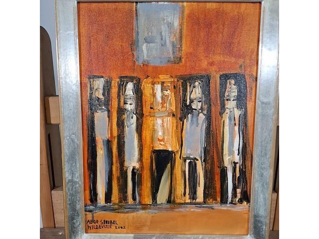Schilderij, maya wildevuur, egypt - afbeelding 3 van  8
