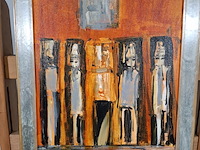 Schilderij, maya wildevuur, egypt - afbeelding 3 van  8