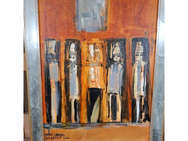 Schilderij, maya wildevuur, egypt - afbeelding 4 van  8