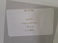 Schilderij, maya wildevuur, egypt - afbeelding 8 van  8