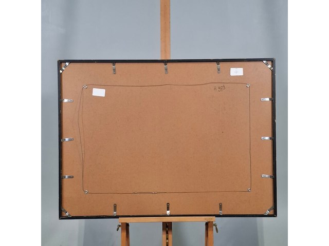 Schilderij, maya wildevuur, figuren, 2003 - afbeelding 6 van  8