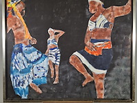 Schilderij, maya wildevuur, gambia - afbeelding 2 van  9