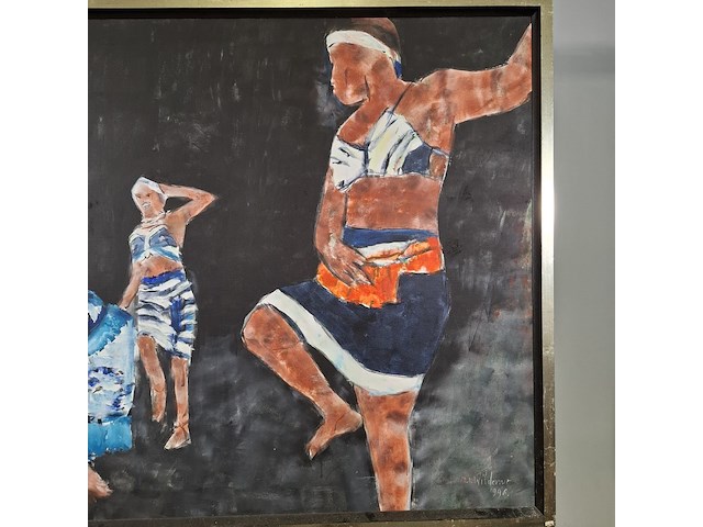 Schilderij, maya wildevuur, gambia - afbeelding 4 van  9