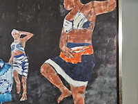 Schilderij, maya wildevuur, gambia - afbeelding 4 van  9